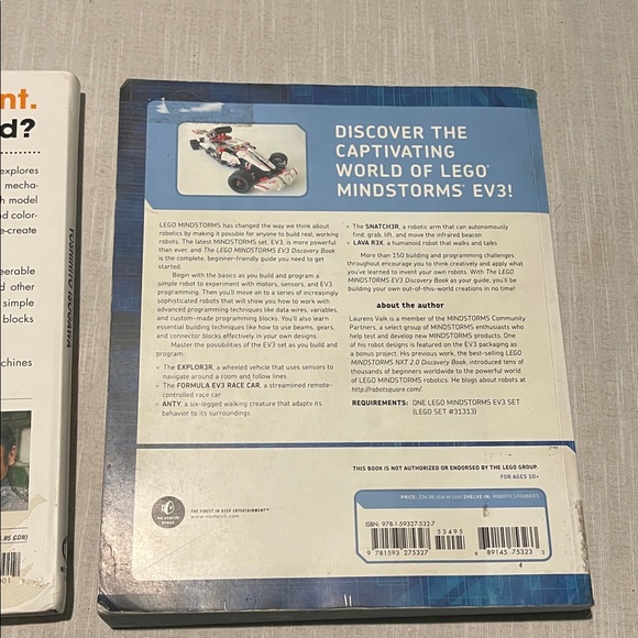 LEGO MINDSTORMS EV3 Idea and Discovery Books, Lot of 2 Books! - Picture 5 of 5